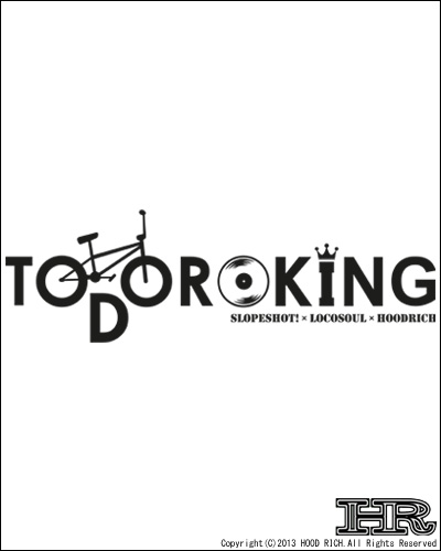 画像: TODOROKING- ラグランベースボールティシャツ（ブラック×袖ホワイト）